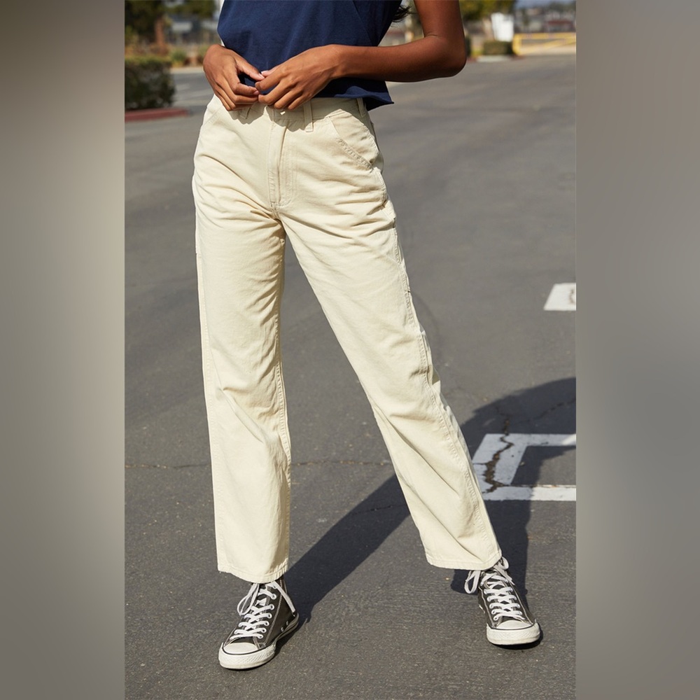 Brandy Melville John Galt Tammy Off White Carpenter High Rise Pants